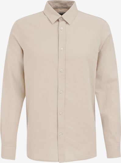 Dalykinio stiliaus marškiniai iš WE Fashion, spalva – šviesiai ruda, Prekių apžvalga