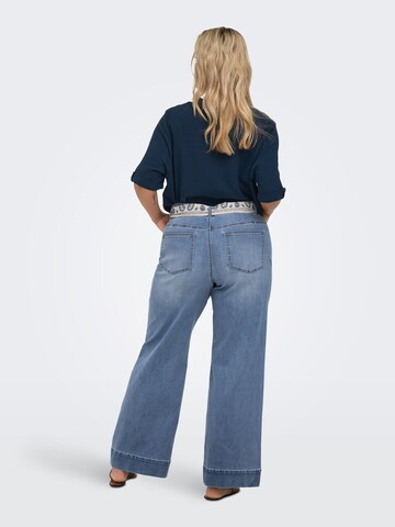ONLY Carmakoma - Pierna ancha Vaquero 'CARWilly' en azul