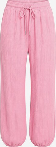 Worldclassca Regular Pants 'Damen Musselin Hose Sommer' in Pink: front