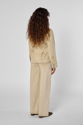 My Essential Wardrobe Wide leg Jeans 'Nielle' in Beige