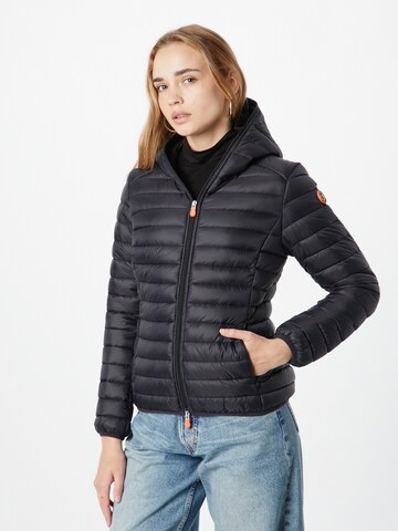 SAVE THE DUCK Between-season jacket 'DAISY' in Black: front