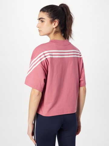 ADIDAS SPORTSWEAR Performance shirt 'Future Icons 3-Stripes' in Pink