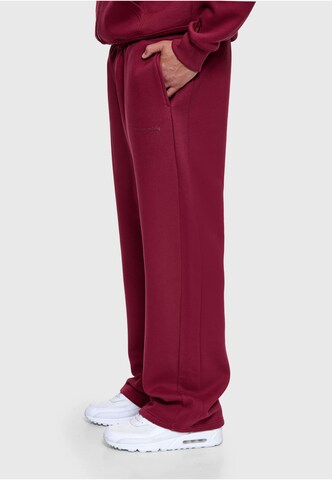 Dropsize Regular Broek in Rood