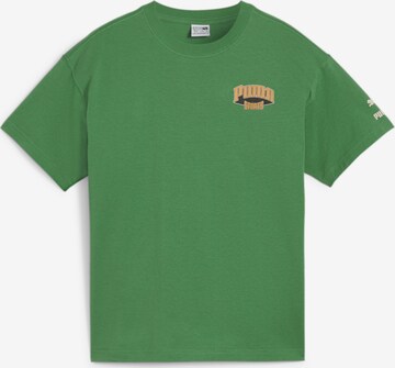 PUMA T-Shirt 'For The Fanbase' in Grün: predná strana