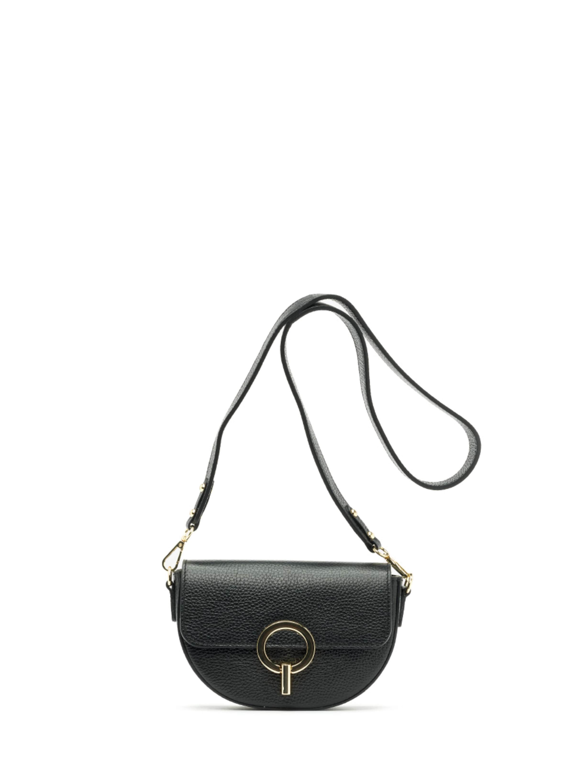 Sac à bandoulière RYŁKO en noir : devant