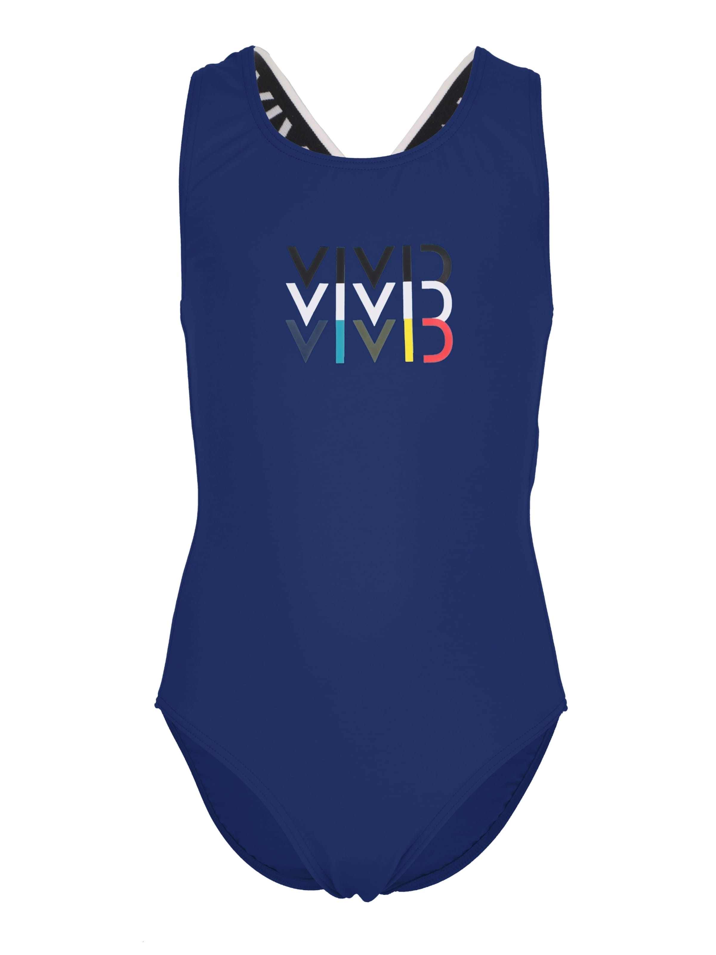 VIVID Бански костюм в синьо: отпред