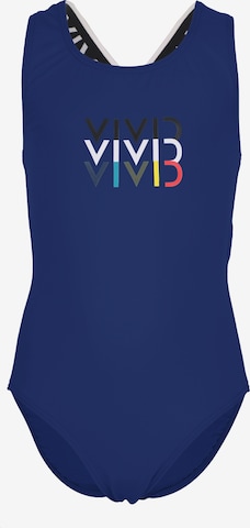VIVID Ujumistrikoo, värv sinine: eest vaates