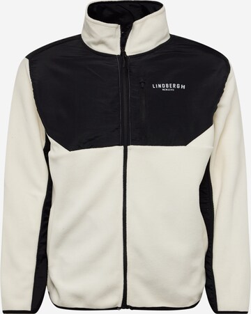 Lindbergh Fleece jas in Wit: voorkant