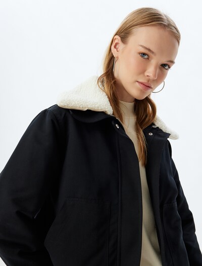 Koton Between-Season Jacket in Black, Item view