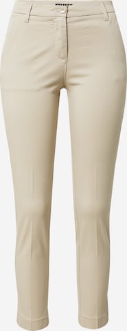 Sisley - Pantalón de pinzas en beige: frente