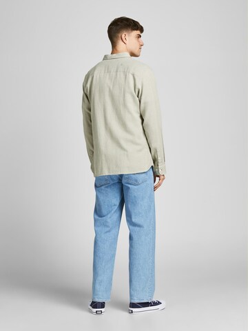 JACK & JONES Comfort Fit Hemd 'TONS' in Grün