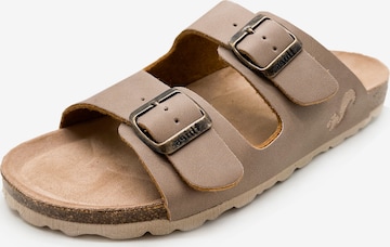 thies Pantolette 'Eco Bio Sandal' in Beige: Vorderseite
