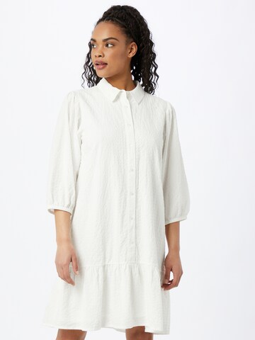 Robe-chemise 'Eden' minus en blanc : devant