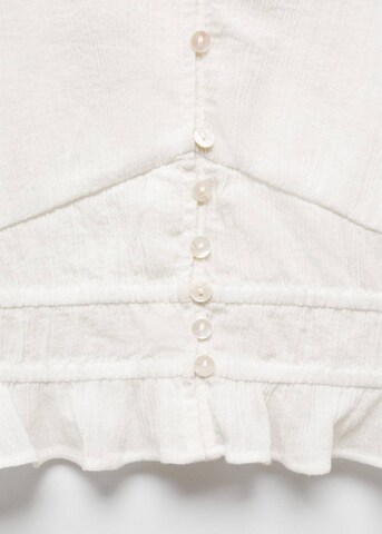 MANGO TEEN Blouse 'Tulipan' in White