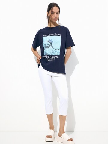 Pull&Bear Shirt in Blauw