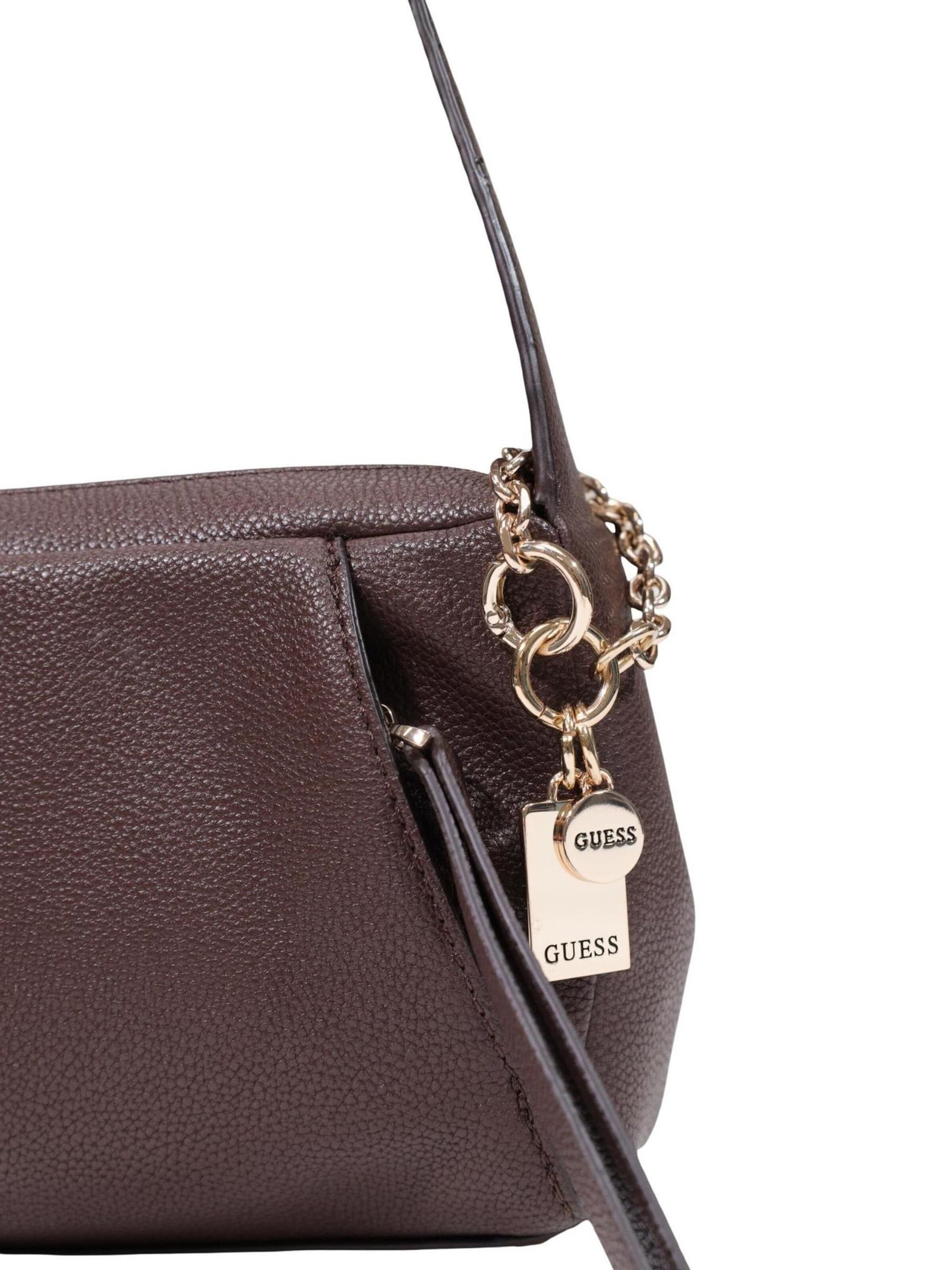 Borsa a spalla 'LUCCI GIRLFRIEND SAT HWBG97 45720' di GUESS in marrone