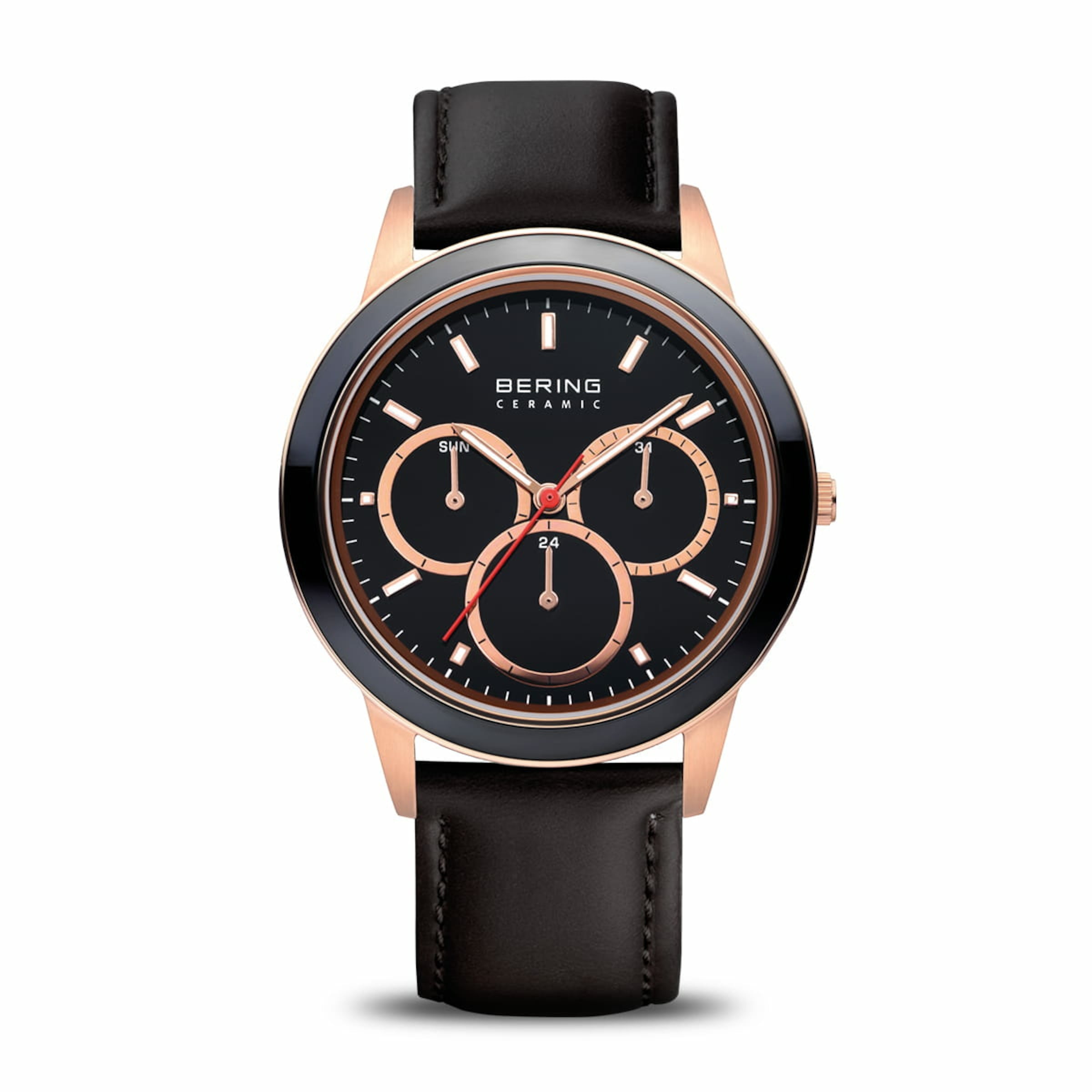 BERING Analog watch in Black: front