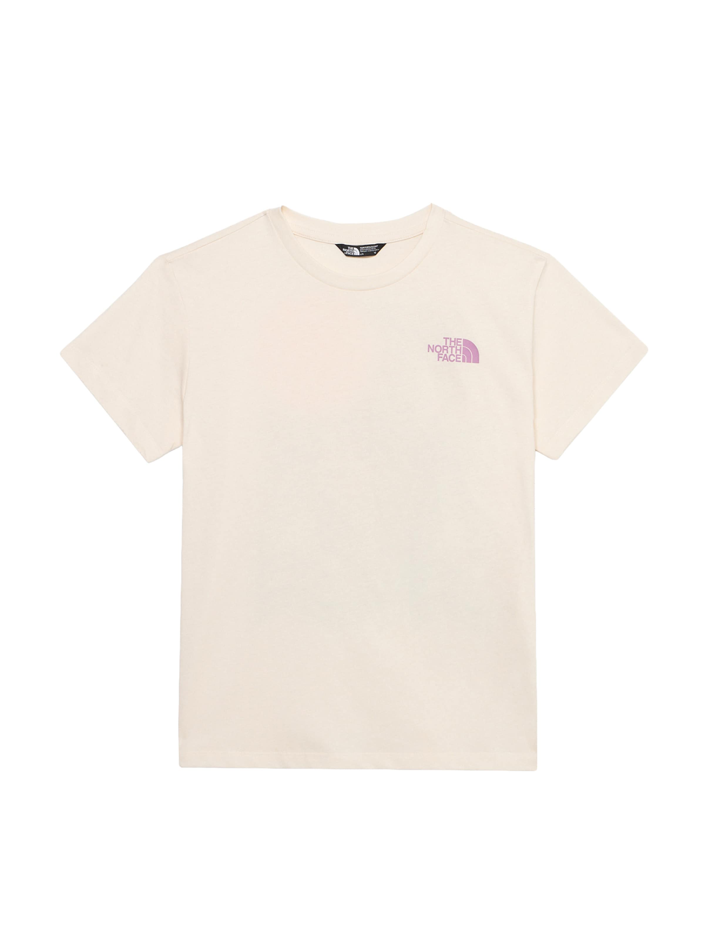 THE NORTH FACE Λειτουργικό μπλουζάκι 'TEEN VOYAGE' σε λευκό: μπροστά