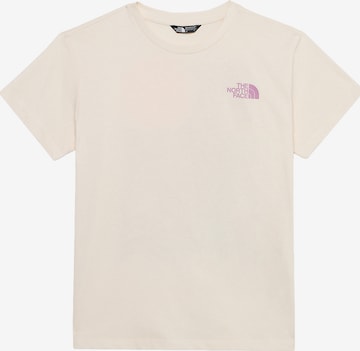 THE NORTH FACE Toiminnallinen paita 'TEEN VOYAGE' värissä valkoinen: etupuoli
