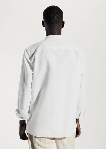 MANGO MAN Shirt in Weiß