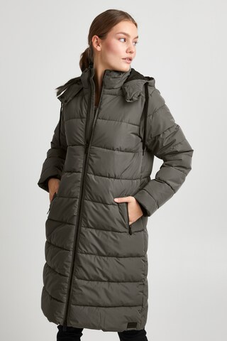 Oxmo Winter Coat 'SOLIANA' in Grey: front