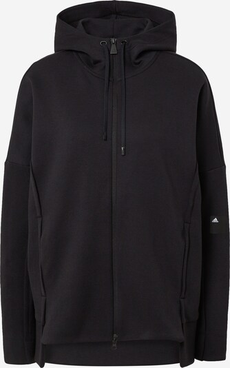 ADIDAS PERFORMANCE Urheilullinen collegetakki 'Mission Victory' värissä musta / valkoinen, Tuotenäkymä