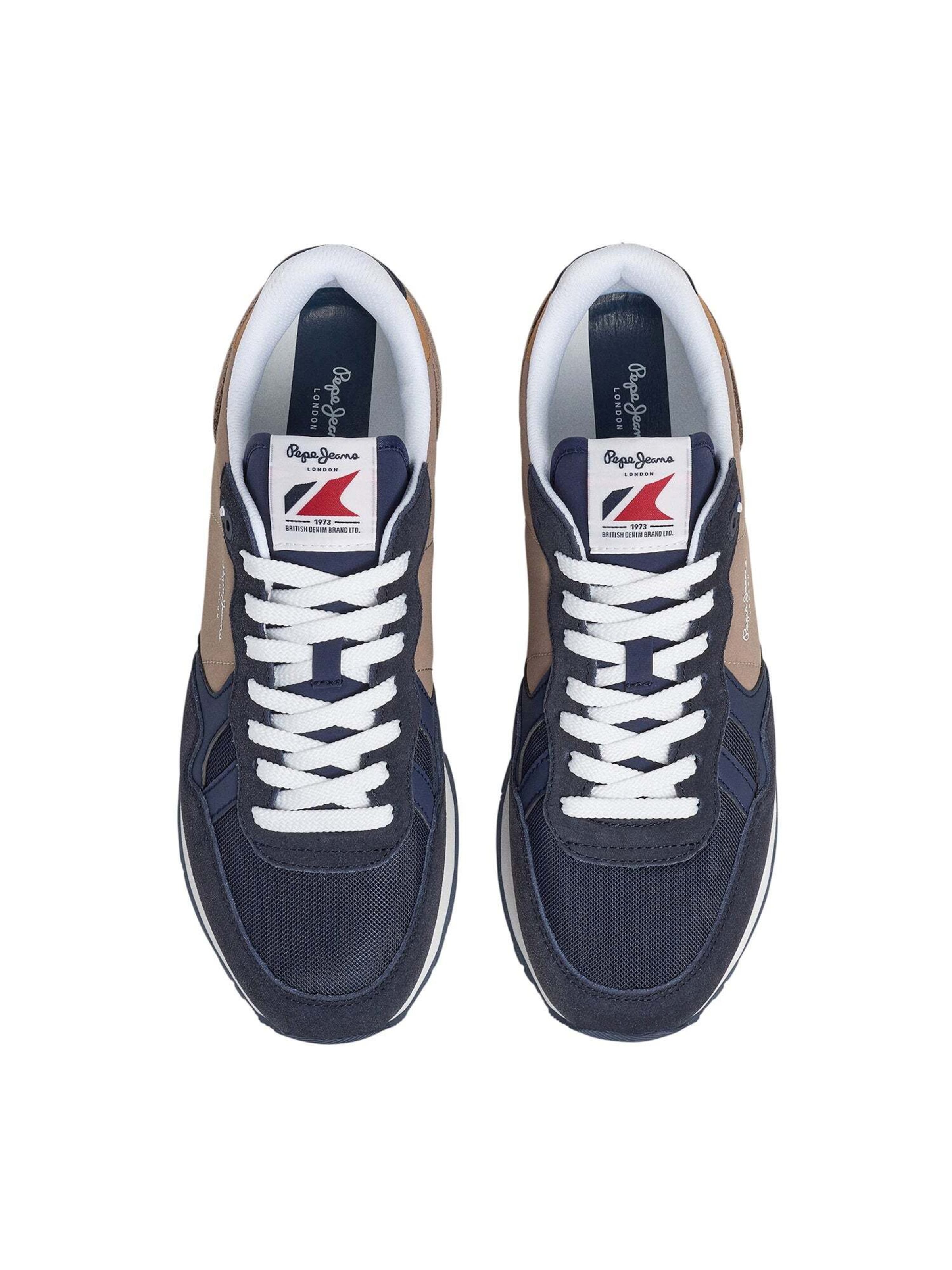 Pepe Jeans Platform trainers 'Brit Colors' in Blue