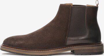 Kazar Chelsea boots in Bruin: voorkant