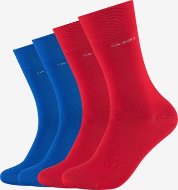 camano Socks in Blue: front