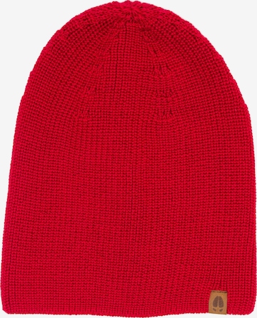 KOPYTO Mütze 'HIRSCH' in Rot: Vorderseite