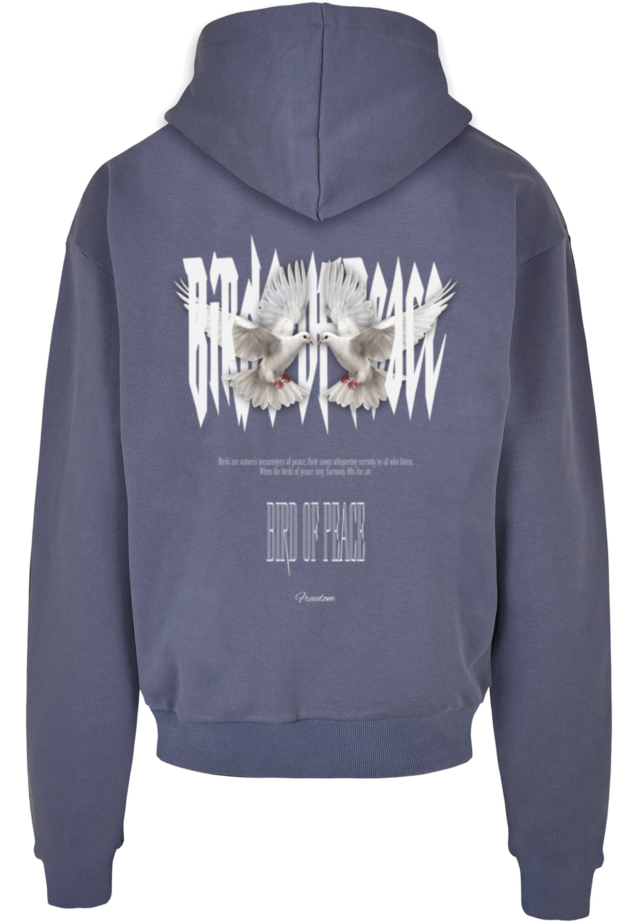 Merchcode Sweatshirt 'Birds Of Peace 2' i blå
