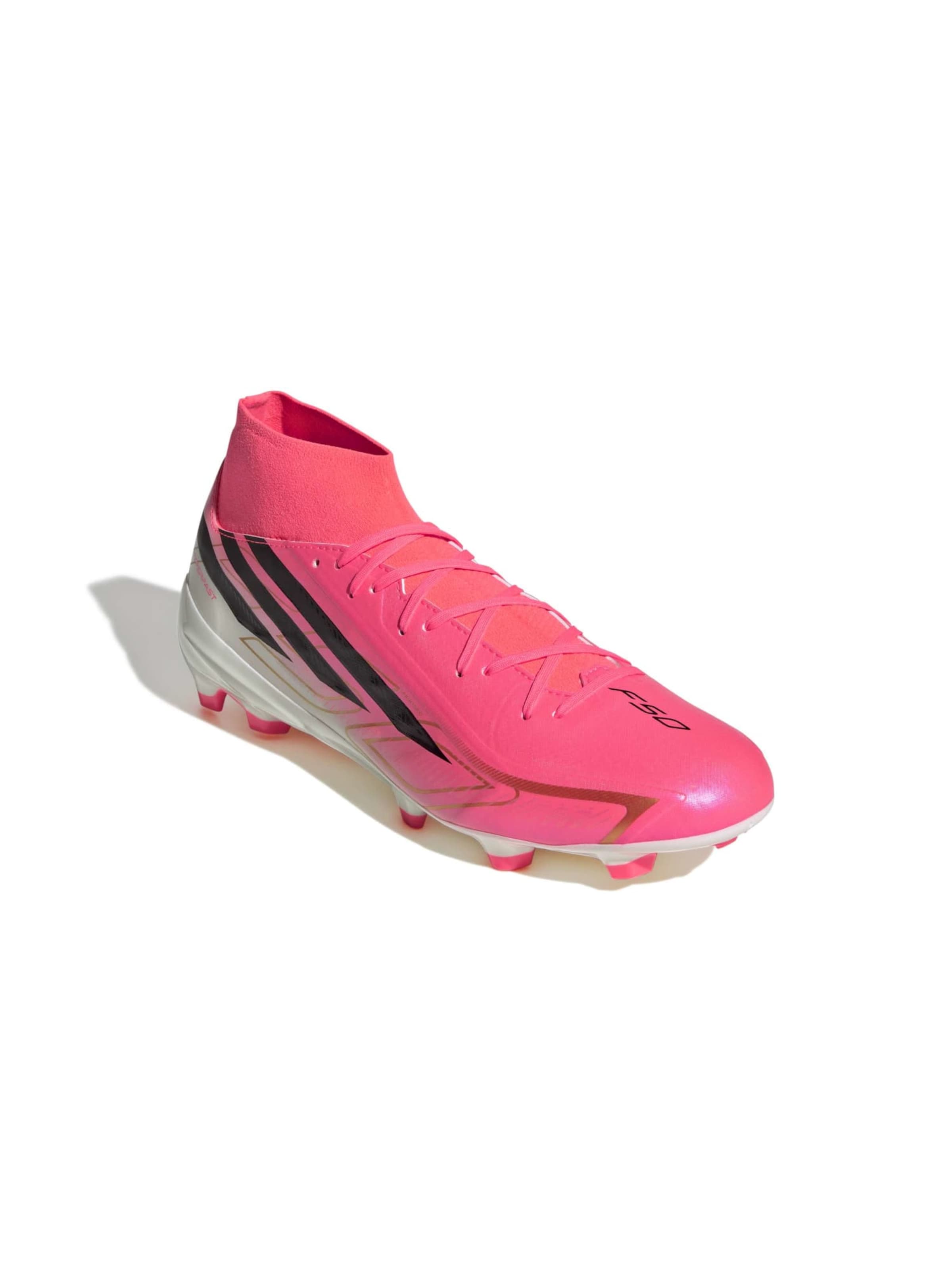 ADIDAS PERFORMANCE Kopačky 'F50 Hyperfast League' – pink: přední strana