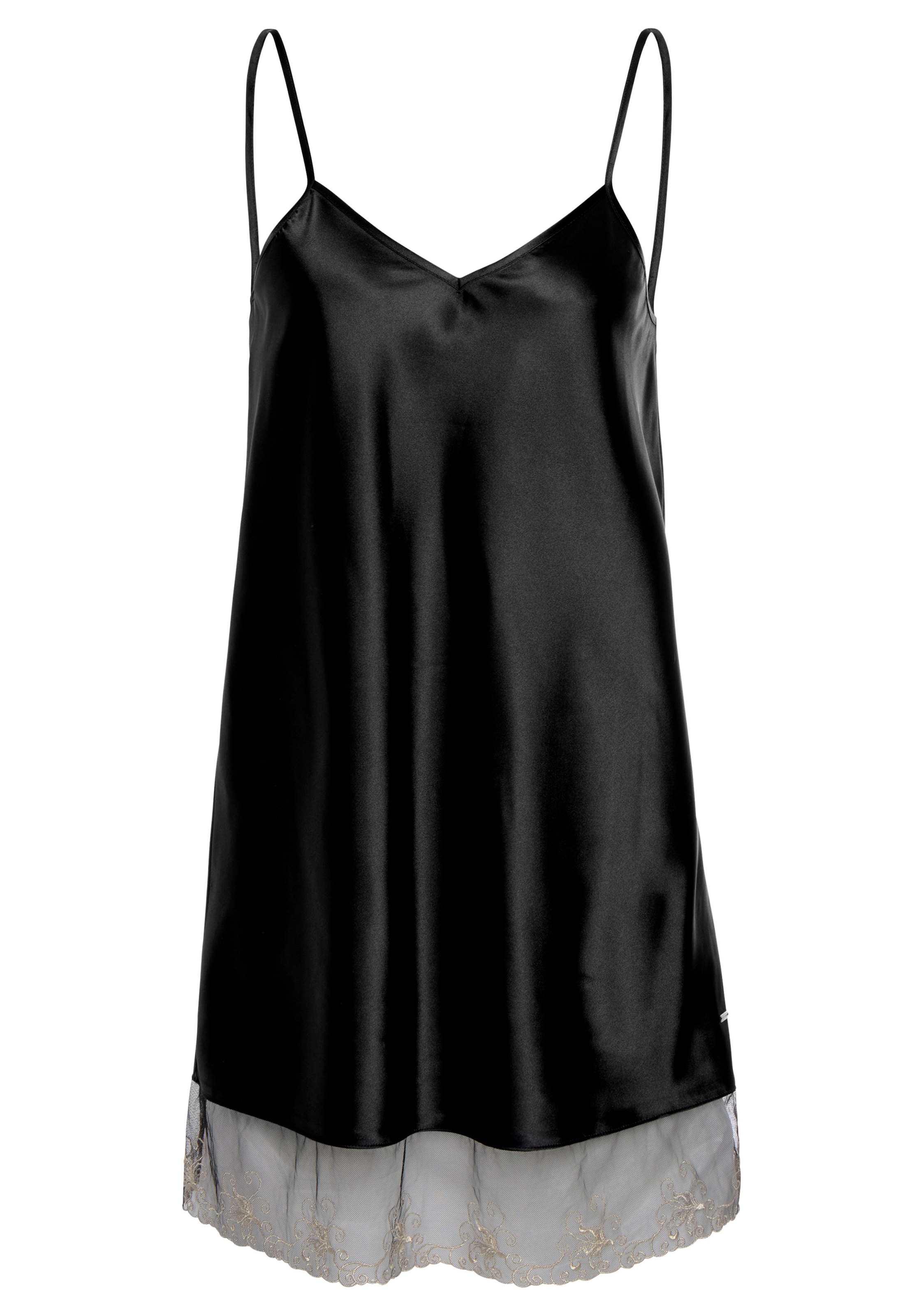 LASCANA Νεγκλιζέ σε μαύρο: μπροστά