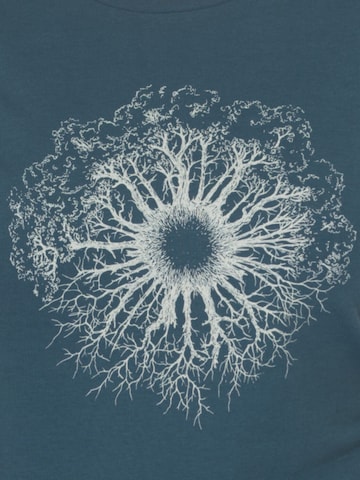 Life-Tree Shirt 'Fairwear Organic Stargazer WoodenIris'‌‌‌ in Blau
