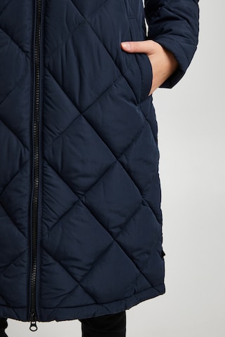 Oxmo Between-Seasons Coat 'Stanca' in Blue