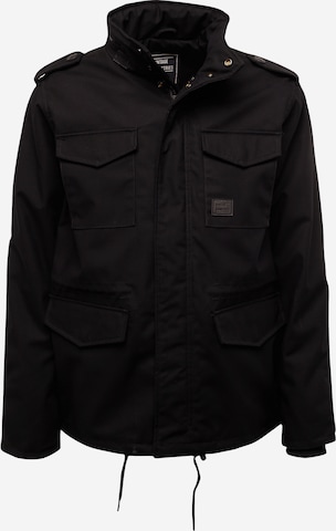 Veste mi-saison 'Brent' Vintage Industries en noir : devant