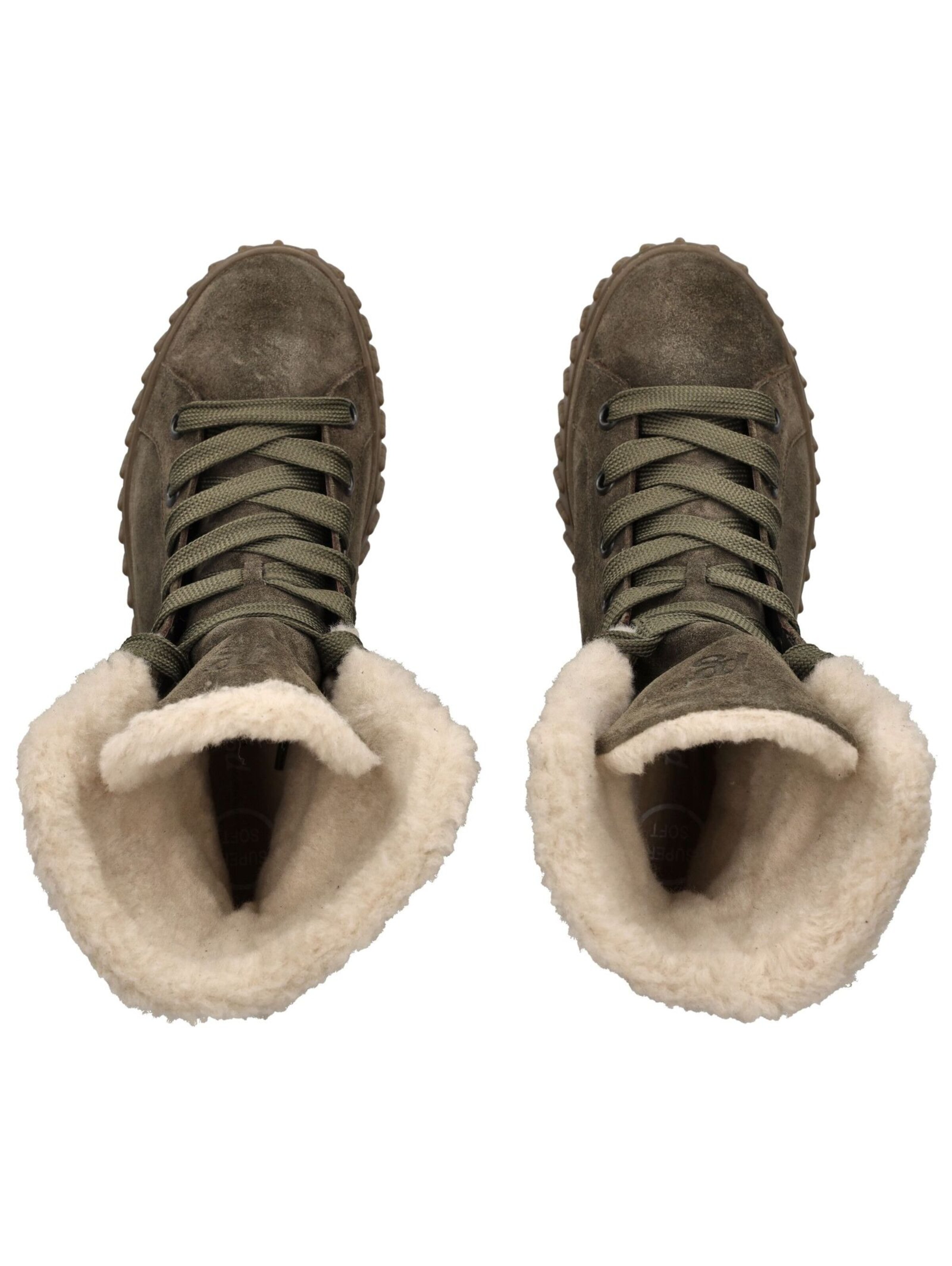 Bottines à lacets Paul Green en vert