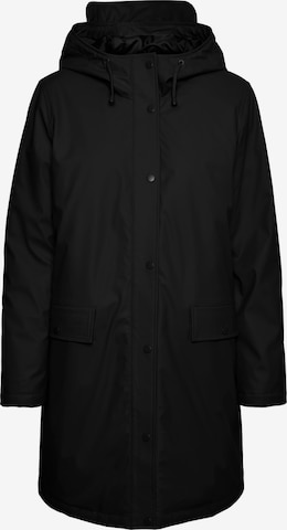 VERO MODA Between-seasons coat in Black: front