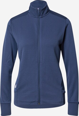 Veste de sport ADIDAS GOLF en bleu : devant