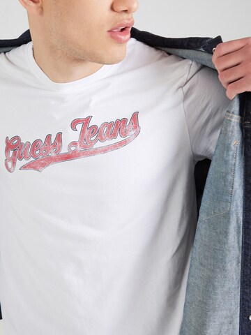 T-Shirt GUESS JEANS en blanc