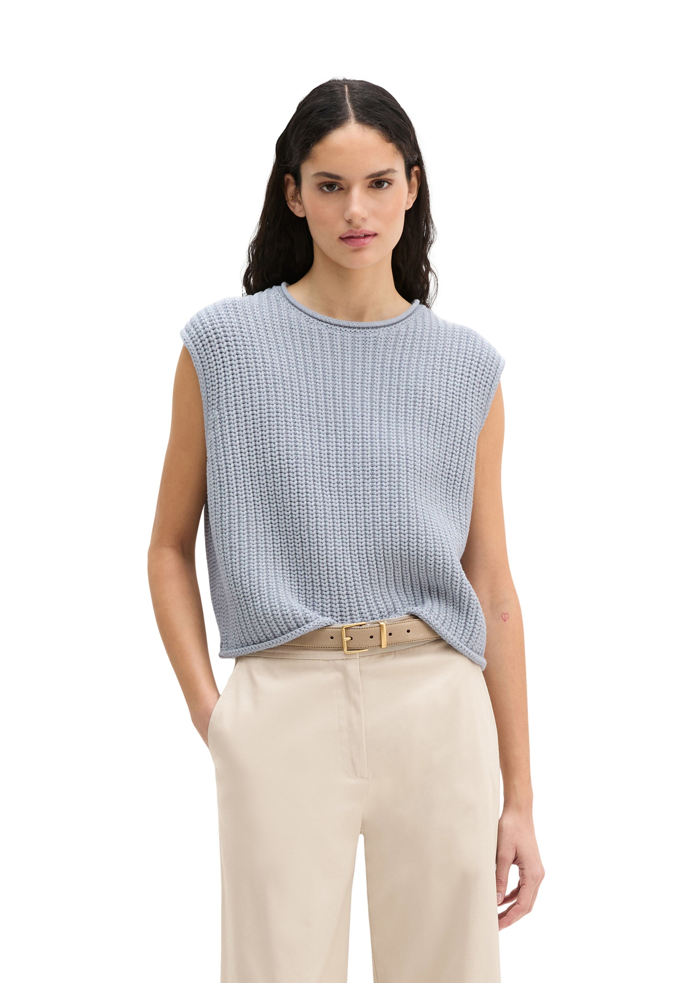 Marc O'Polo Pullunder in Grau: Vorderseite