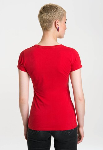 LOGOSHIRT Shirt 'Wonder Woman' in Rood