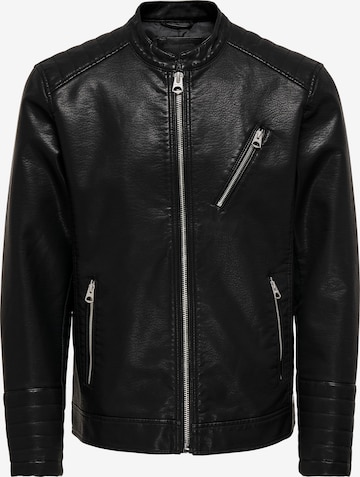 Only & Sons Between-Season Jacket 'Michael' in Black: front