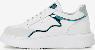 Sneaker bassa di CAFè NOIR in bianco: frontale