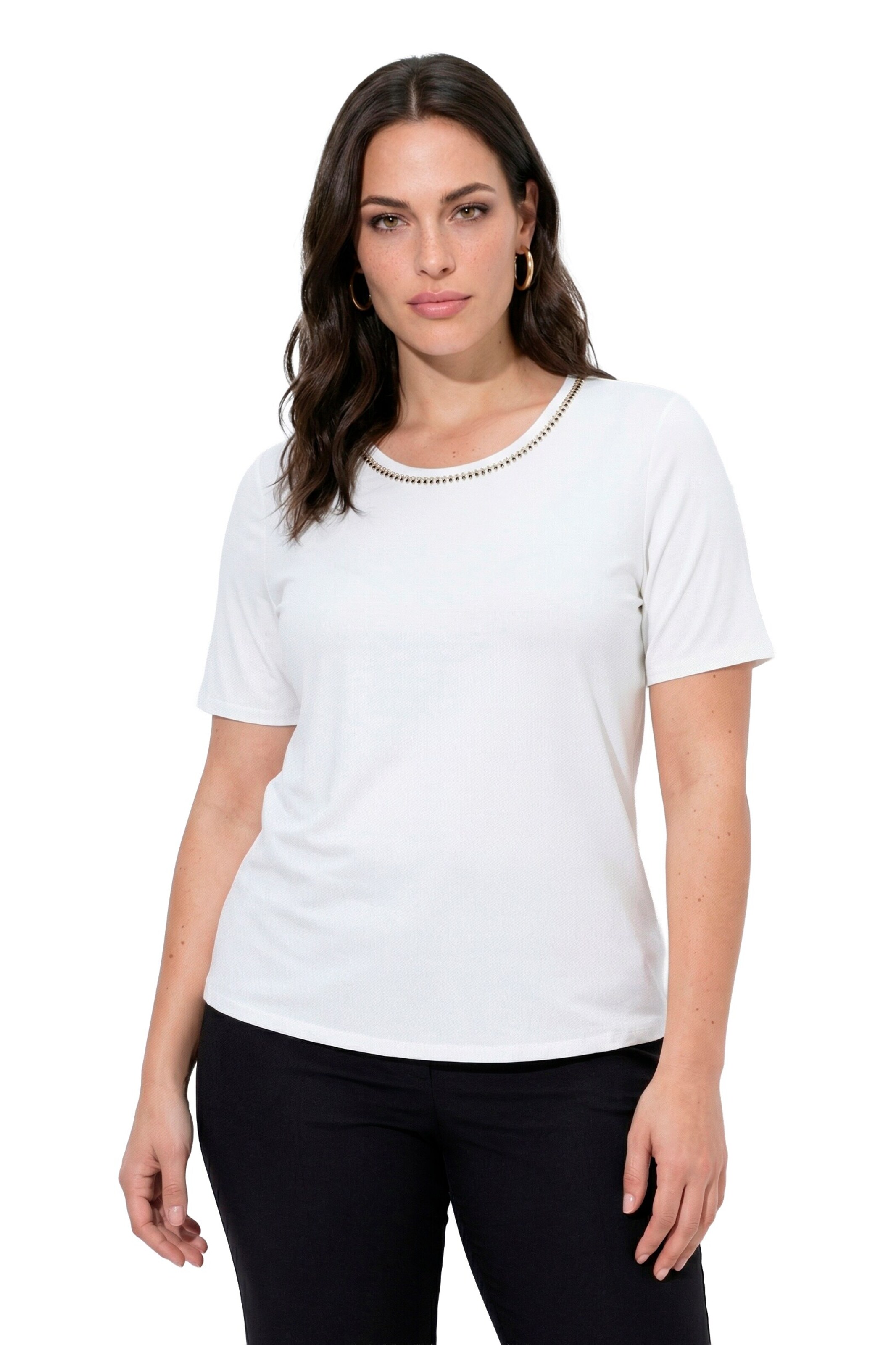 Ulla Popken Shirt in White: front