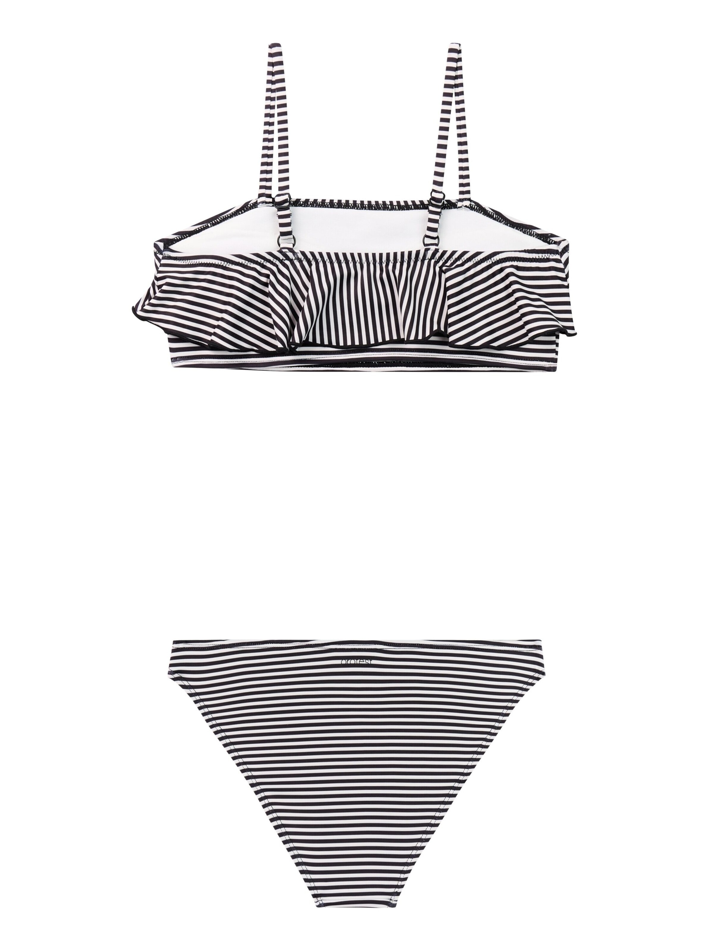 PROTEST Bralette Bikini 'PRTStripes JR' in Black