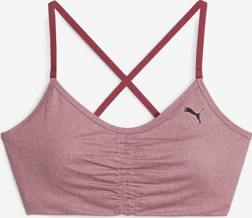 PUMA - Soutien Bustier Soutien de desporto em vermelho: frente