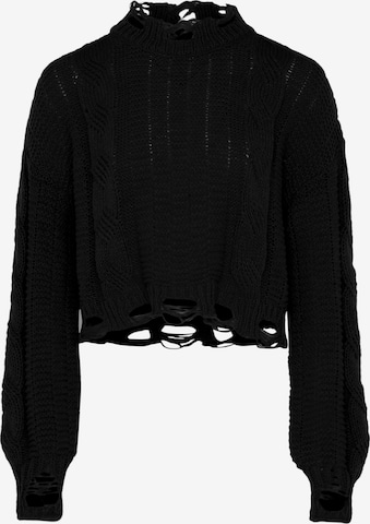 Pull-over MYMO en noir : devant