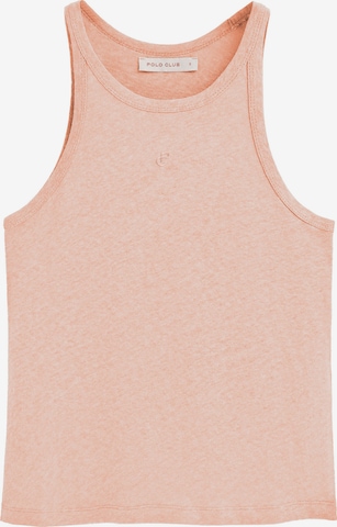 Polo Club Top in Orange: Vorderseite