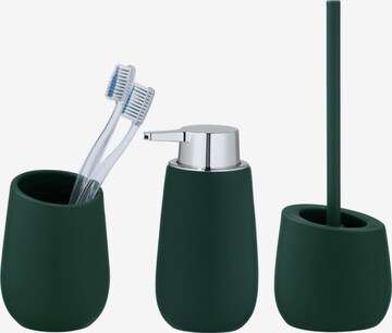 Wenko Bathroom Set 'Badi' in Green: front